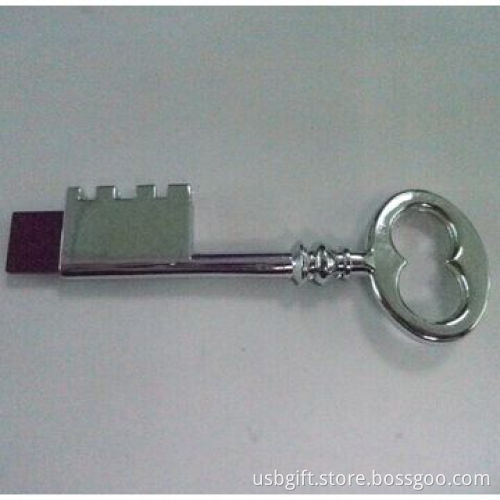 8GB USB Drive, Metal Key Shape